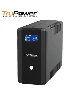 TruPower TP902II 2KVA 220V LCD Online Premium HF UPS with  USB (6x12V7Ah)