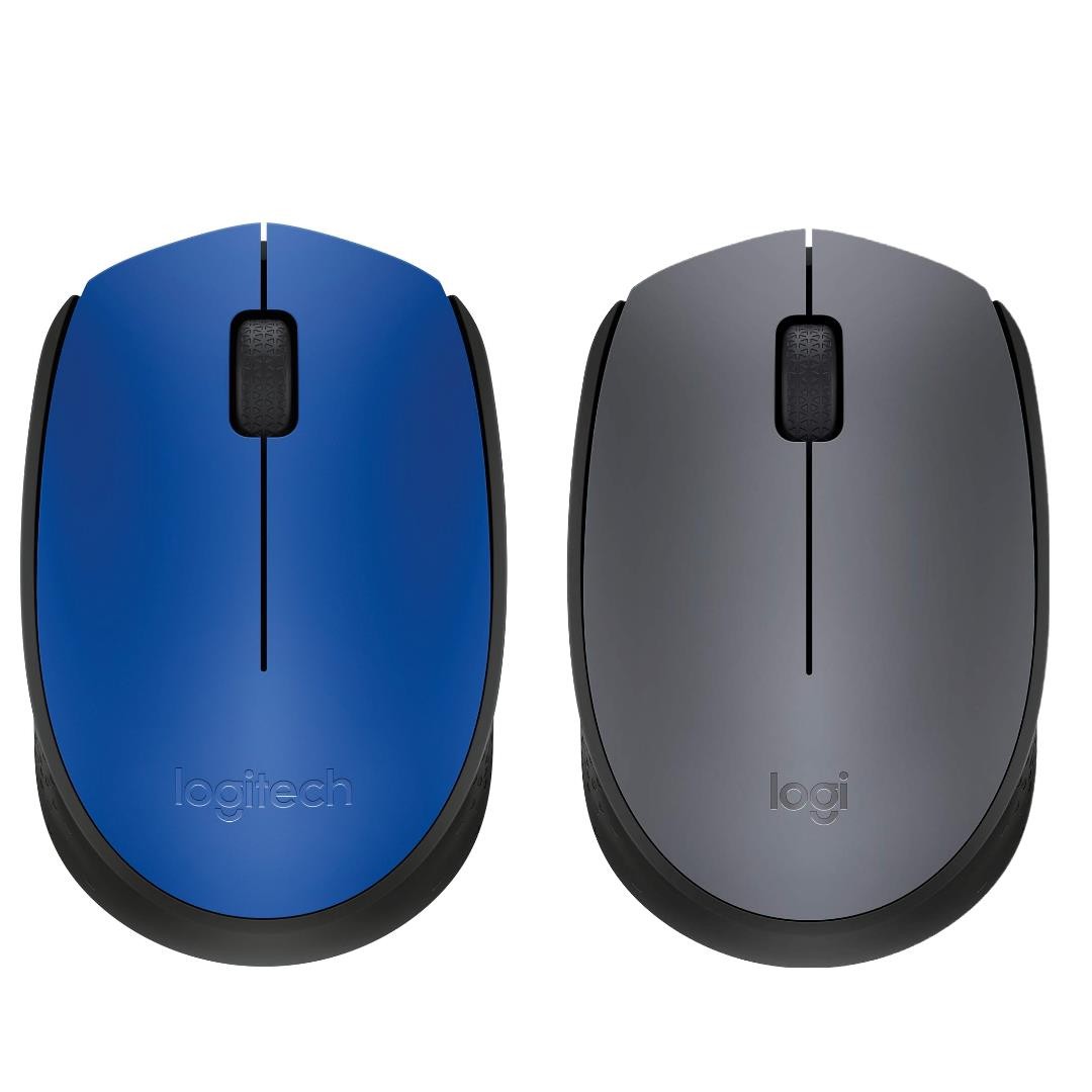 Logitech M171 Wireless Mouse Plug & Play Simplicity-Blue Gray (910-006869)