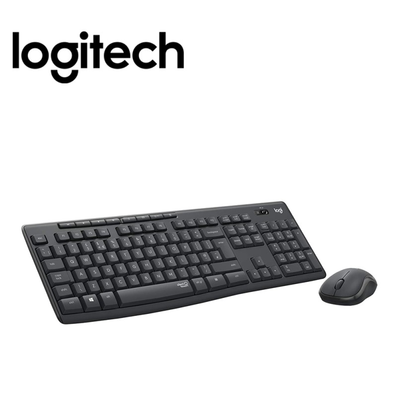 Logitech Mk295 Silent Wireless Keyboard and Mouse  Combo -Graphite (920-009814)