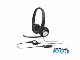 Logitech H390 USB Computer Headset with Noise-Canceling  Mic -Black (981-000485)