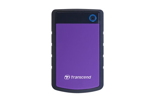 Transcend 4TB, 2.5" Portable HDD, StoreJet H3P, Purple, Anti-shock TS4TSJ25H3P