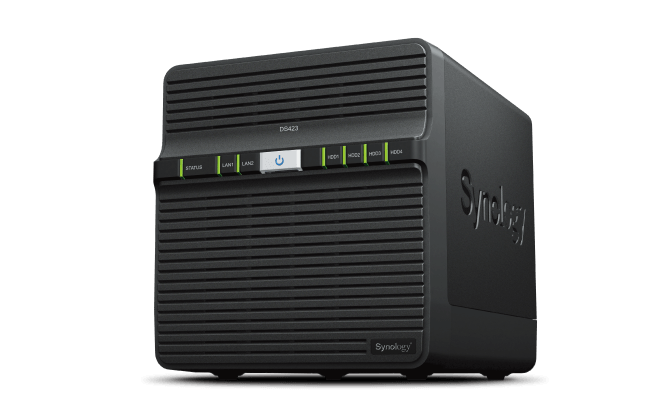 Synology DiskStation DS423 4Bays NAS, RAM 2 GB DDR4 non-ECC